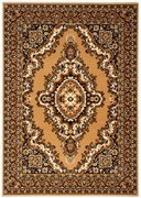 Alfa Carpets, Kusový koberec TEHERAN T-102 beige, 80x150, béžová, chodba / predsieň