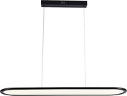 LED Luster na lanku LED/24W/230V 4000K čierna
