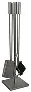 Sada kutáč Homefire FT075BA, ku krbu, 4 dielna, čierna, 81 cm