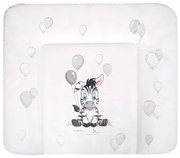 NEW BABY Prebaľovacia podložka mäkká New Baby Zebra biela 85x70