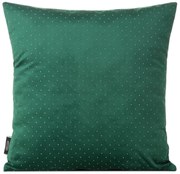 DEKORAČNÁ OBLIEČKA NA VANKÚŠ ARIADNA 45X45 CM TMAVOZELENÁ