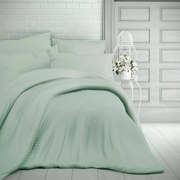 Kvalitex Saténové obliečky Stripe olivová, 240 x 200 cm, 2x 70 x 90 cm, 240 x 200 cm, 2 ks 70 x 90 cm