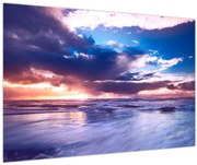 Obraz - Západ slnka pri mori (90x60 cm)