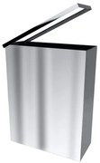 Bemeta Hotelové vybavení odpadkový kôš nástenný 25 l nehrdzavejúca oceľ lesk 125115041 KOSZAV25NRZL
