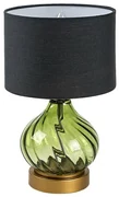 Rabalux 74033 dekoratívna stolná lampa Pirelo, E14, 1x max. 25W, fľaškovo zelená