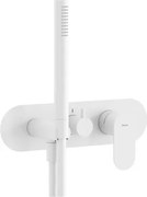 Ravak Eleganta sprchová a vaňová batéria bez podomietkového telesa biela matná X070259