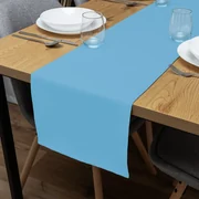 Biante Dekoračný behúň na stôl Rongo RG-065 Svetlo modrý 20x120 cm