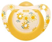 NUK Dojčenský latexový cumlík NUK Star 18-36 m žltý