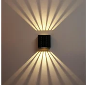 Brilagi - LED Solárne nástenné svietidlo BLOCK LED/2W/3,7V IP44 BG1485