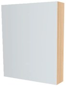 Mereo, Mereo Kúpeľňová zrkadlová skrinka 60 cm, galerka, 1x dvierka ľavá, Multidecor, Dub Sand Barbera, MER-CN798G61DSB1