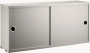 Skrinka's posuvnými dvierkami String System, Š 78 x H 20 cm