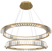 Maytoni P097PL-L90G4K - LED Luster na lanku KRONE LED/90W/230V pr. 80,5 cm zlatá