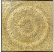 Circle obraz zlatý 120x120cm