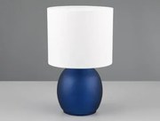 Stolní lampa Vela, modré sklo%