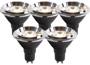 Sada 5 žiaroviek GU10 dim to warm LED AR70 6W 2000K-3000K