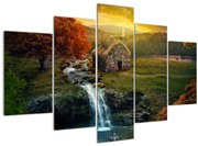 Obraz Chalupku v rozprávkovej krajine (150x105 cm)