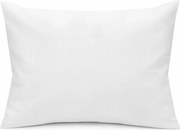 BAVLNENÁ OBLIEČKA NA VANKÚŠ SMOOTH 70X80 CM BIELA