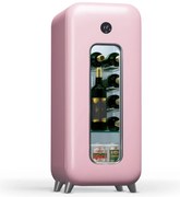 Klarstein Shirley 15 Uno, chladnička na víno, 15 fliaš, 5 - 20 °C, dotykové ovládanie, retro