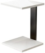 Konferenčný stolík Saturn- Biely Lesk