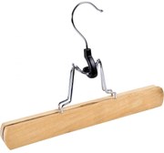 Drevený vešiak na nohavice RON 10 ks hnedý