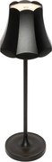 Retro stolná lampa čierna nabíjateľná IP44 - Granny