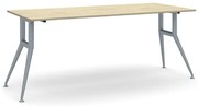Rokovací kancelársky stôl WIDE, 180x80 cm, dub prírodný
