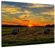 Obraz - Dedinské balíky (70x50 cm)