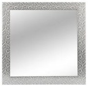 Zrkadlo GLAMOUR/ST Strieborná 40x40 cm