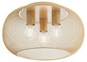 Redo 01-3139 - Stropné svietidlo CROKET 3xE27/42W/230V pr. 40 cm zlatá