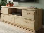 TV skrinka Carlos, dub artisan, šírka 140 cm%