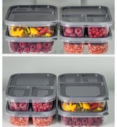 Potravinové škatuľky v súprave 8 ks – Hermia