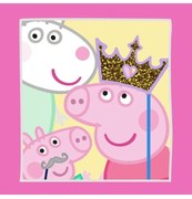 FARO Detský uterák Prasiatko Peppa 30x30 cm