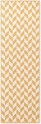 Ted Baker, Behúň Ted Baker Haringey 106380 Yellow White, 80x200, žltá, chodba / predsieň