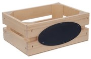 Orion Drevená bednička Industrial Tabuľka, 20 x 14,5 x 8 cm