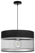Závesné svietidlo Elegance, 1x textilné tienidlo (výber z 5 farieb - kombinácia 2 farieb), (výber z 3 farieb konštrukcie), (fi 35cm)
