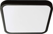LED Kúpeľňové stropné svietidlo LED/18W/230V IP44 4000K 25x25 cm čierna