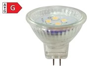 Diolamp SMD LED Reflektor MR11 3W/GU4/12V AC-DC/3000K/200Lm/120°