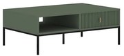 Konferenčný stolík SUE zelený/čierny
