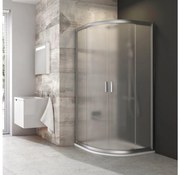 Ravak 3B240U00ZG - Sprchový kút štvordielny štvrťkruhový BLIX 80x80cm satinový