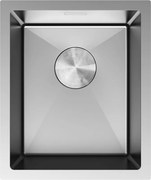 Mexen Trixo, 1-komorový nerezový drez 370 x 440 mm, brúsená oceľ, 6412371000-01