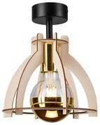 Prisadený luster LANDO 1xE27/15W/230V buk