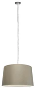 Moderné závesné svietidlo oceľ s tienidlom 45 cm taupe - Cappo 1