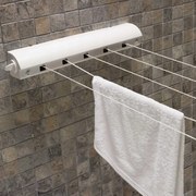 Erga Bone Line, nástenný sušič na bielizeň s výsuvnými šnúrami, biela, ERG-SEP-1358SUSBONLIN