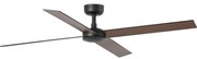 FARO 34356WT - Stropný ventilátor RUDDER L hnedá/čierna pr. 132 cm WT + DO