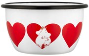 Miska Moomin Heart 0,6l, smalt