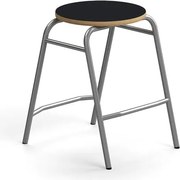 Stolička ALTUS, výška 510 mm, strieborná/antracit