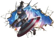 Veselá Stena Samolepka na stenu na stenu Kapitán Amerika Avengers