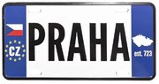 GiftyCity Plechová ceduľa Praha