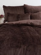 Obliečky mikroplyš Exclusive – Laura tmavo hnedá