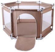 Hracia ohrádka 120 cm hnedá